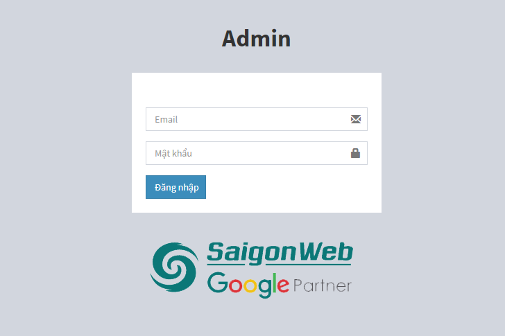 Tài liệu hướng dẫn admin website của Saigonweb