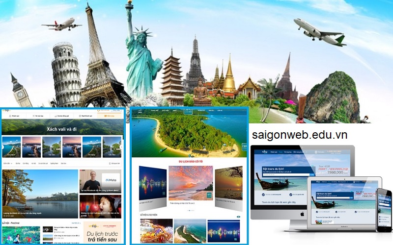 Thiết kế website du lịch đẹp, chuẩn SEO - Hơn 1000 mẫu web tham khảo