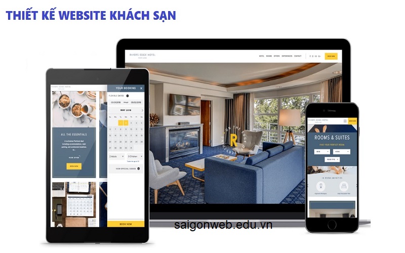 Thiết kế website khách sạn chuyên nghiệp, đẹp - Báo giá chi tiết